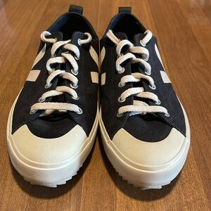 Veja Nova Canvas Low T4 B Black Pierre Men’s Shoes Size 10
